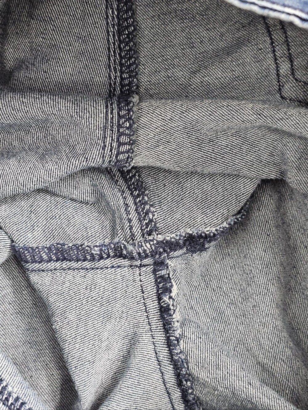 Flying Angel Heart Pocket High Rise Wide Leg Jeans, Sz 3/26 - Picture 7 of 12